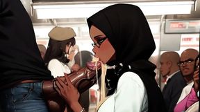 Women Love Being Free Used In Public Like In A Japanese Train In Spicy Toons: The Subway 2