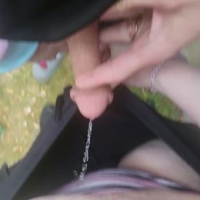 Daddy keeps me warm with piss