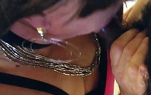 Amateur CD sucking big black cock