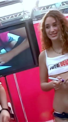 Monica Ledesma: Monica Ledesma with Torbe at the Barcelona Cine Erotico Festival in 2006