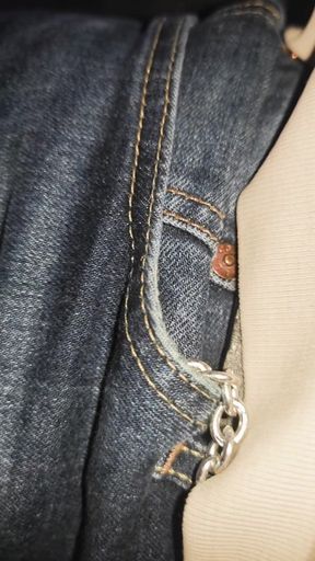 Cock Jerking in Levis 501 Jeans