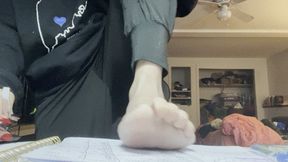 Feet On the Desk, Toe Nail Clipping - Hammer Toes, Spreading, Skinny Feet