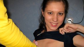 Slim young model Aspen Richardsen looks great with a big cock in her hole