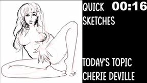 Cherie Deville speed drawing w/Hentaimasterart