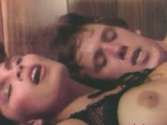 Tom Byron lays some of his mighty pipe into a kinky brunette tart