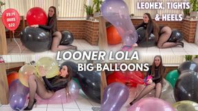 Looner Lola: Big Balloons (Leohex, Tights, Heels)