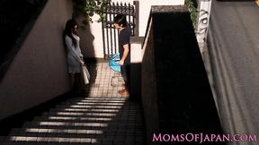 ”Asian mama finds a forbidden dick to suck & ride”