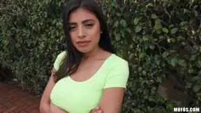 Sexy Ella Knox Fucks Outdoors As Her Busty Tits Bounce Wildly For Him