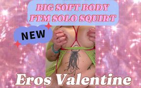 Big Soft Hairy Body: Ftm Solo Squirt &amp; Titty Play