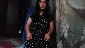 Tempting Sissy Slowly Moving Hips in Seductive Ways