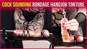 Cock Sounding Bondage With Teasing And Edging Handjob Torture Era