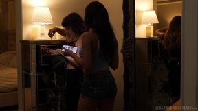 Bad teens get turned on while robbing a house