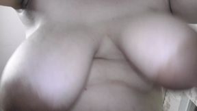 Cuckold wife get fucked in front of hubby face and her boobs are bouncing hard! - POV cuckold - Milky Mari