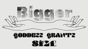 Goddess Grants Size (audio only mp4)