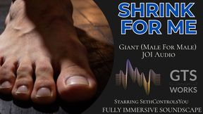Shrink For Your God - Shrinking JOI Scale Descent Countdown Humiliation Audio by GTS Works [MP3]