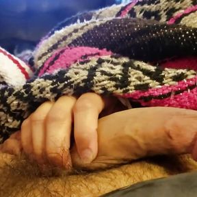 Ex still loves laying around rubbing my balls and cock