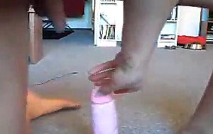 Amateur tranny dildoing & fisting