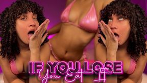 If You Lose, You Eat It! Mailtimer Game - BMAIL, MAILTIMER GAMES, JOI GAMES by Goddess Ada