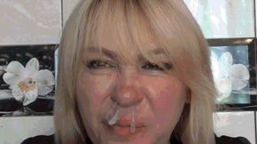 A lot of snot and sneezing with a closed mouth today is just for you wmv