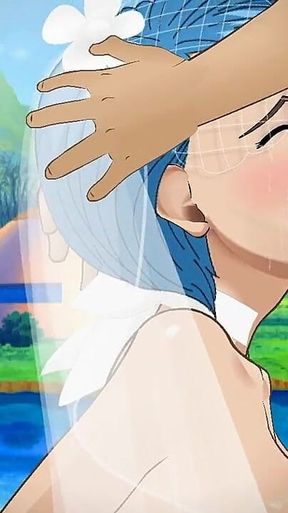 Bulma Sloppy Facefuck in Wedding Dress
