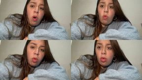 Severe cough and throat scraping