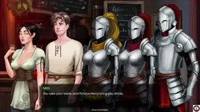 Beautiful virgin loses her cherry to a legendary 3D animated man