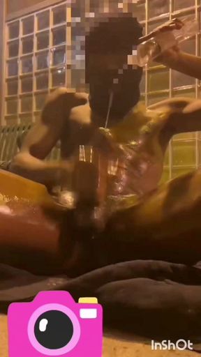 Oily Black King Dick