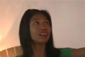Sun-Kissed Filipina Chick Fifth Time Licking Lollipop