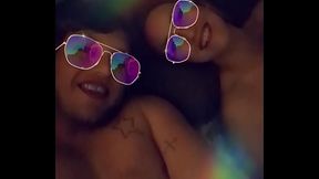 Danielle Roy and Cody Roy assing around