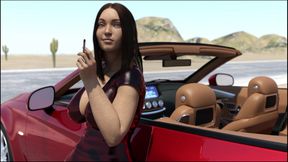 Luna Showing Boobs to An Old Man in Public