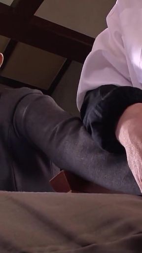Japanese Glasses Secretary Teen seduce to Suck the Fat Cock of old Guy at Uncensored JAV Porn   Clip 1