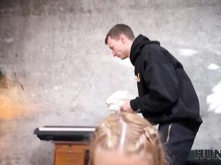 HUNT4K. Naomi Love is cheating on her BF in front of him