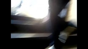 Culazo de madura subiendo escaleras!!// Mature ass in ladders