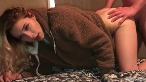 Cum-soaked facial after intense homemade fuck - kinkycouple111