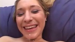 Blonde bombshell Kayla Marie receives enthusiastic vaginal reaming