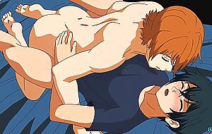 My boyfriend took off my underwear and started rubbing his dick on my ass - Hentai Yaoi Anime