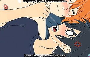 My boyfriend took off my underwear and started rubbing his dick on my ass - Hentai Yaoi Anime