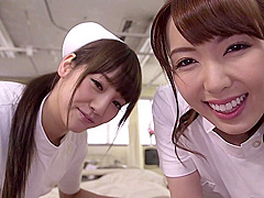 Yui Hatano with Rei Miziuna Threesome nurses