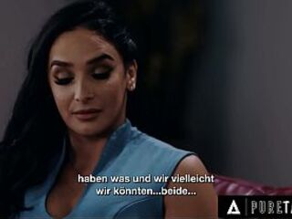 PURE TABOO Stepmom Sheena Ryder Surrenders To Stepsons double penetration Three-some Request - GERMAN SUBTITLES