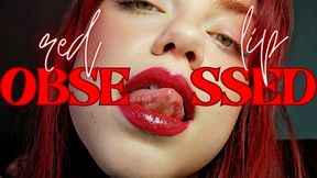 Red Lip Obsession - Worship My Juicy Red Lips - Ginger Rae - femdom - male submission - Goddess worship - lipstick fetish