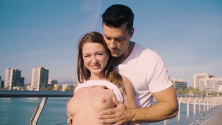 Hardcore Fuck for a Russian Babe on a Public Beach - #LETSDOEIT