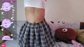 College-aged Amateur Solo Cam Tease
