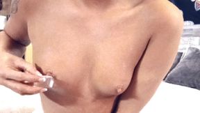 Tiny Tits Nipple Ice Play with Katie Katt - WMV (SD)