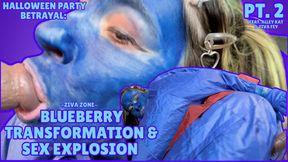 Halloween Party Betrayal: Blueberry Transformation Sex Explosion Part 2 4K