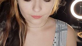 Closeup smoking French inhales