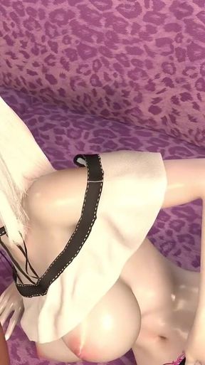 3D Cute Cosplay Girl Wearing Cute Dress Got Fucked so Hard