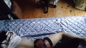 Intimate Moments: Watch a Busty Japanese Beauty Enjoy a Pillow Hugging Experience