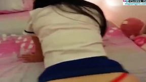 Big Chinese Sister's Homemade Cosplay: A Naughty Asian Service