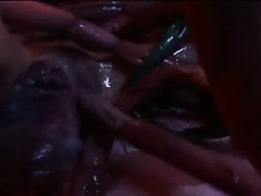 Long freaky tentacle fucking hot asian pussy deep