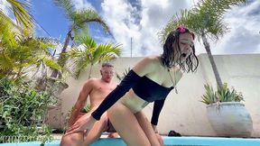 kinky mary’s wet poolside fantasy